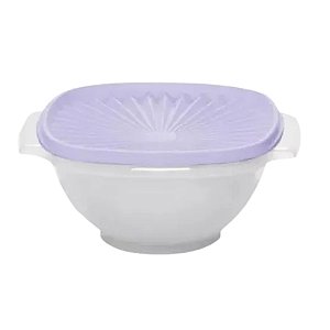 Tigela Sensação Tupperware 1,8 Litros - Translúcida Tampa Lilás