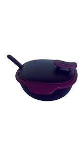 Tupperware Travessa Thermo Tup Com Colher 2,4 Litros - Bordo/Uva