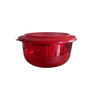 Tupperware Tigela Cristal Policarbonato 1,1 Litro - Vermelha