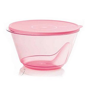 Tupperware Tigela Design Policarbonato 5,5 Litros - Rosa Quartzo