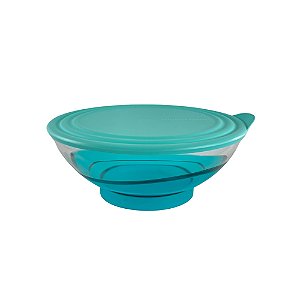 Tupperware Tigela Elegância Policarbonato 1,5 Litros - Transparente/Tropical