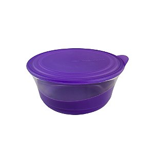 Tupperware Tigela Elegância Policarbonato 2,3 Litros - Transparente/Roxo