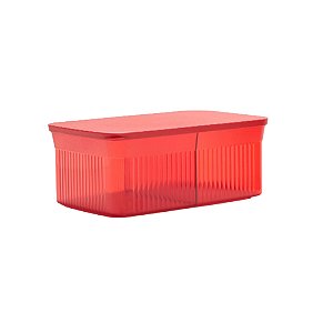 Snack It Canister Red - Porta Petisco Policarbonato Vermelho Importado