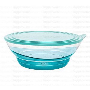Tupperware Tigela Elegância Policarbonato 3,2 Litros - Transparente/Turmalina