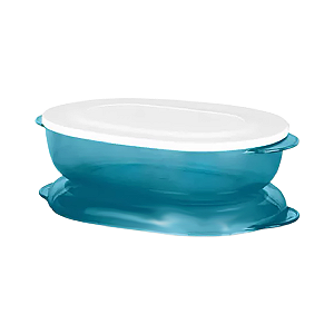 Tupperware Microplus Oval Policarbonato 1,5 Litros - Turmalina