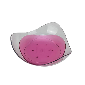 Fruteira Tupperware Elegância Policarbonato Rosa