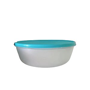 Tupperware Tigela Visual 3 Litros - Transparente Tampa Azul Bebe