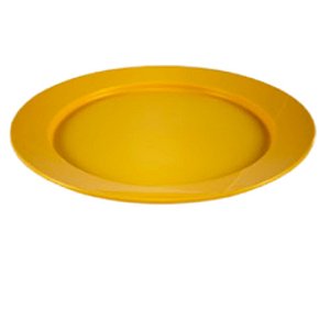 Prato Outdoor Tupperware Redondo - Amarelo