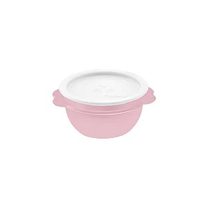 Tupperware Super Mini Instantanea 400ml  - Rosa Bebe Tampa Branca