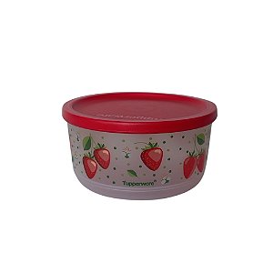 Tupperware Refri Line 530ml  - Morangos Tampa Vermelha