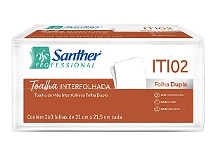 Papel toalha Inovatta Folha Dupla Interfolha 10x240fl - ITI02