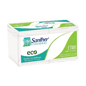 Papel toalha Eco Folha Simples Interfolha 6x400fl - ITI00