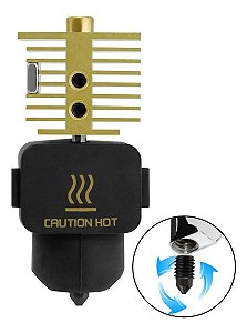 Hotend Upgrade bico 0.6 removível A1 e A1 mini Bambu Lab