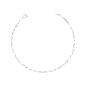 Pulseira Masculina Grumet Elo Duplo 2mm Prata 925 Legítima