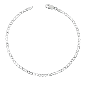 Pulseira Masculina Grumet 3mm Prata 925 Legítima