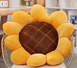 Almofada Pelúcia Girassol Confortável