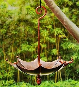 Alimentador de Pássaros Metálico