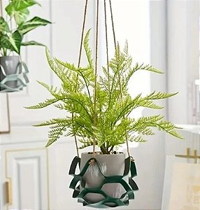 Suporte de Vaso em Couro PU