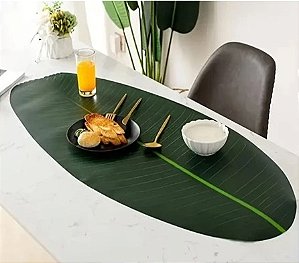Centro de Mesa Folha de Bananeira
