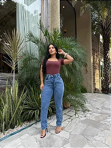Calça Jeans Mom Bia
