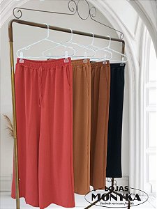 Calça Pantalona Plus size Julia