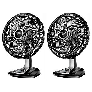Kit 2 Ventilador De Mesa Mondial 8 Pás Vtx-40-8p Super Power 220v