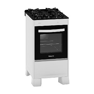 Fogão De Piso 4 Bocas Suggar Neo Glass Branco Bivolt