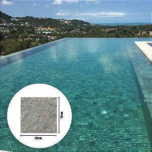 Quartzito Verde 10x10 - Pedra De Piscina ( preço /m² )