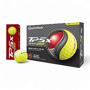 Kit 12 Bolas Golfe TaylorMade TP5x Hi-Vis - Nova Geração