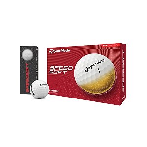 Kit 12 Bolas Golfe TaylorMade SpeedSoft Branca - 2024