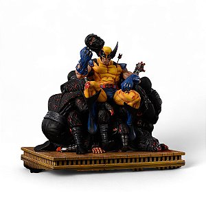 Wolverine no Trono Estátua QUBIT COLLECTIBLES - Avi Ay
