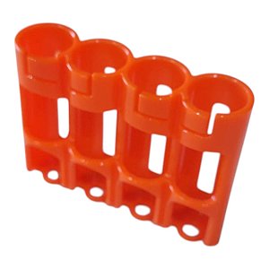 Porta-pilhas para Storacell - SlimLine Laranja 4 Pilhas AAA