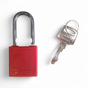 Cadeado Nylon Brady - Bloqueio Vermelho 99552