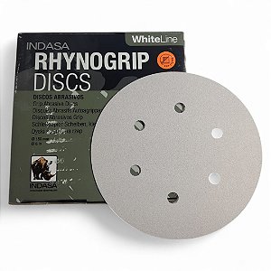 Disco Lixa Indasa Rhynogrip 150mm - White Line 180 - 50 und