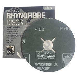 Disco Lixa Indasa Rhynogrip 115mm - P60 - 25und