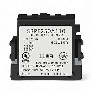Plug de Aferição SRPF250A110 General Electric - 110A