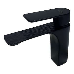Torneira Monocomando Baixa Para Banheiro Preto