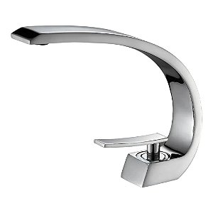Torneira De Banheiro Misturador Cromada Monocomando