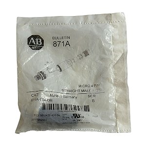 Conector Montável M12 Allen Bradley - 871A-TS4-DM