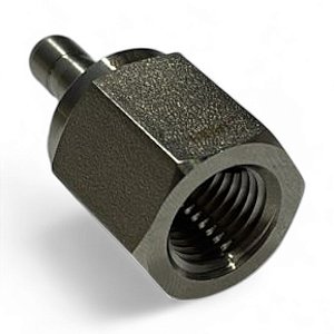 Conector Compressão Reto Tubo - Redutor 12mm x 1/4 Pol