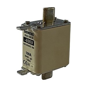 Fusível NH000 gG 100A 500V Siemens - 3NA3 830-6