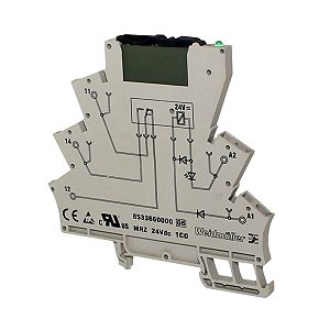Módulo Relé Interface  Weidmuller - 8533660000 MRZ 24VDC