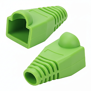 Capa Protetora Verde Conector Rj45 - Kit 11 Unidades