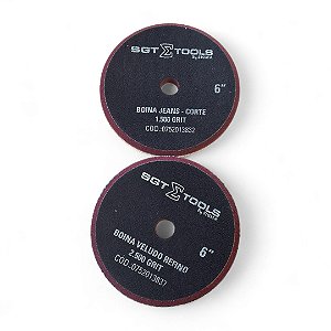 Kit Boina Jeans 1500 Veludo 2500 6 Pol - Politriz Roto