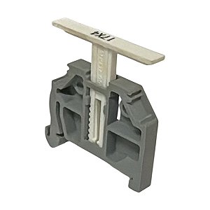 Poste Final Trava Wago - Modelo 249-116 Cinza Trilho DIN