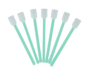 Kit 100 Hastes Cotonetes Limpeza Poliéster