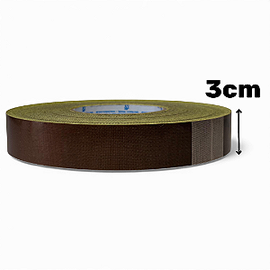 Bobina Teflon Adesivado para Seladora 3cm - Rolo 30mmx30m