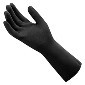 10 Luvas Segurança Limpeza Mucambo Pro 260 Látex Preta - XG