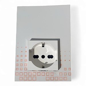 Tomada 2 Módulos Universal Classia Bticino - RW4140A16