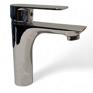 Torneira Banheiro Monocomando Baixa Dc-6010 Prateado Cromado